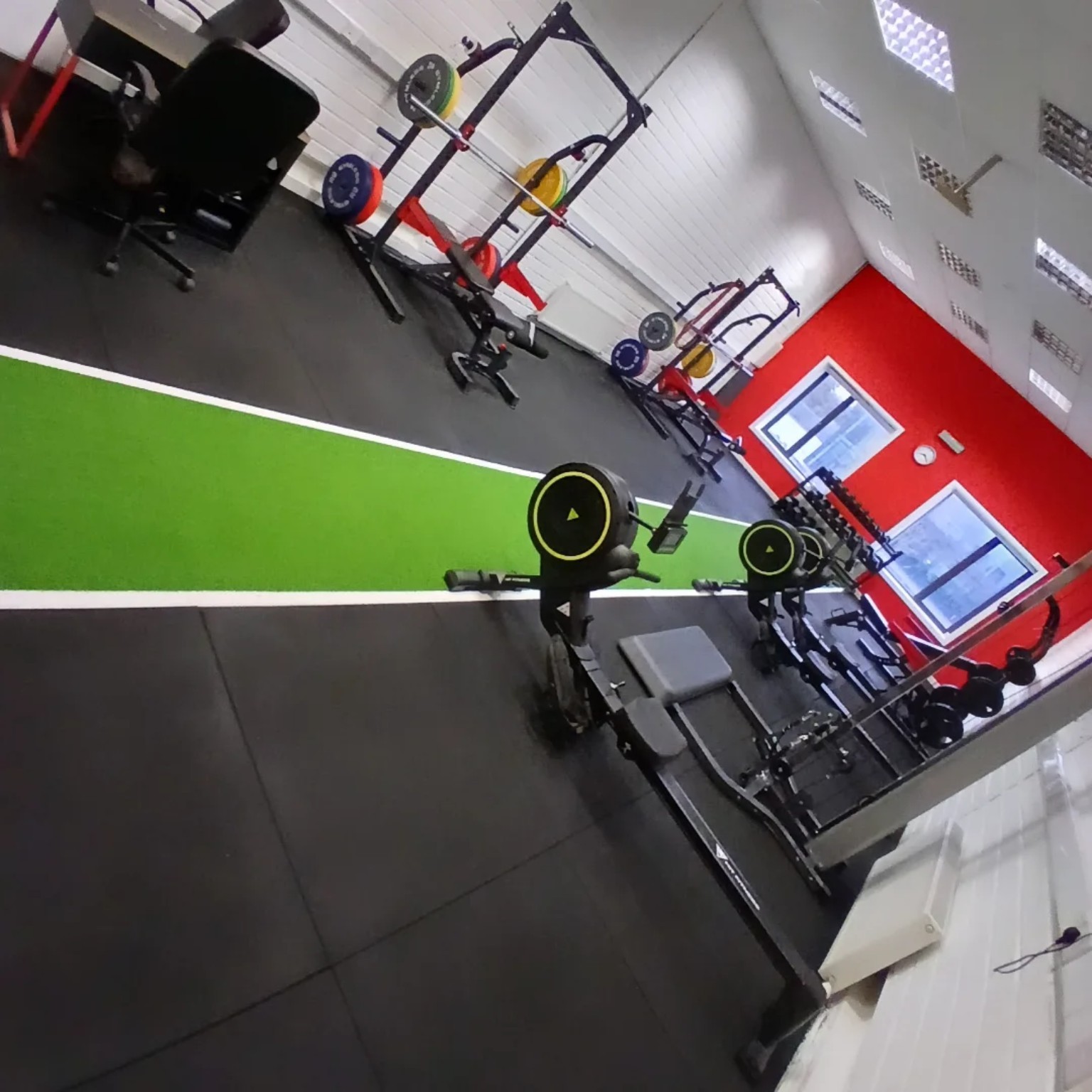 Strength training area at Fitfun